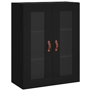 Skříň highboard černá 69,5 x 34 x 180 cm kompozitní dřevo - obrázek 5