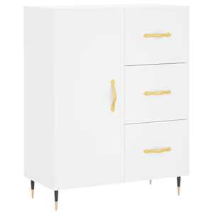 Skříň highboard bílá 69,5 x 34 x 180 cm kompozitní dřevo - obrázek 7