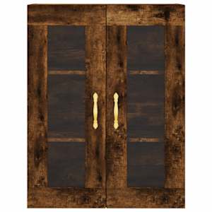 Skříň highboard kouřový dub 69,5 x 34 x 180 cm kompozitní dřevo - obrázek 6