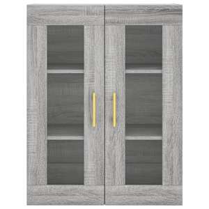 Skříň highboard šedá sonoma 69,5 x 34 x 180 cm kompozitní dřevo - obrázek 6