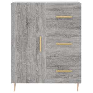 Skříň highboard šedá sonoma 69,5 x 34 x 180 cm kompozitní dřevo - obrázek 8