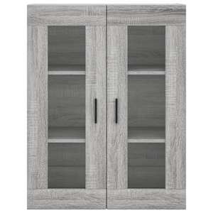 Skříň highboard šedá sonoma 69,5 x 34 x 180 cm kompozitní dřevo - obrázek 6