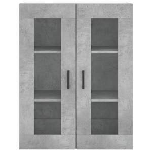 Skříň highboard betonově šedá 69,5x34x180 cm kompozitní dřevo - obrázek 6