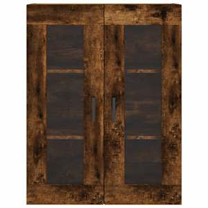 Skříň highboard kouřový dub 69,5 x 34 x 180 cm kompozitní dřevo - obrázek 6