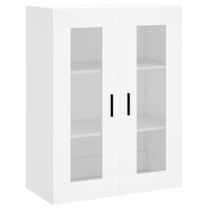 Skříň highboard bílá 69,5 x 34 x 180 cm kompozitní dřevo - obrázek 5