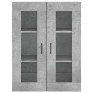 Skříň highboard betonově šedá 69,5x34x180 cm kompozitní dřevo - obrázek 6