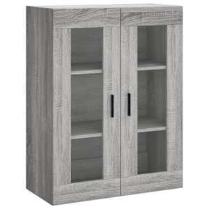 Skříň highboard šedá sonoma 69,5 x 34 x 180 cm kompozitní dřevo - obrázek 5
