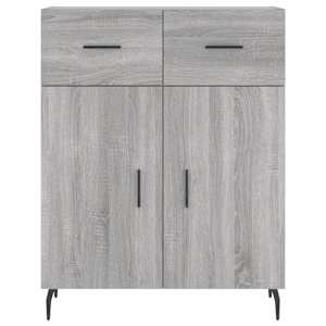 Skříň highboard šedá sonoma 69,5 x 34 x 180 cm kompozitní dřevo - obrázek 8