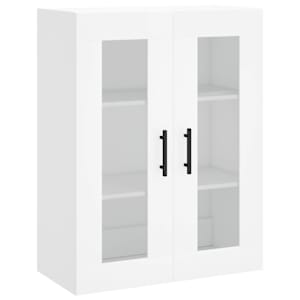 Skříň highboard bílá 69,5 x 34 x 180 cm kompozitní dřevo - obrázek 5