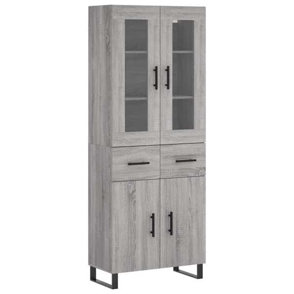 vidaXL k&otilde;rge kapp, hall Sonoma tamm, 69,5 x 34 x 180 cm, tehispuit