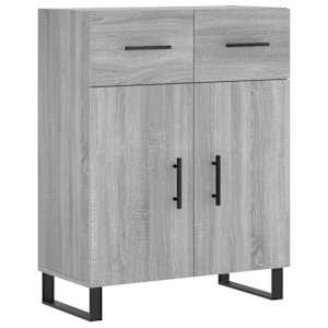 Skříň highboard šedá sonoma 69,5 x 34 x 180 cm kompozitní dřevo - obrázek 7