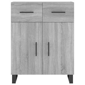 Skříň highboard šedá sonoma 69,5 x 34 x 180 cm kompozitní dřevo - obrázek 8