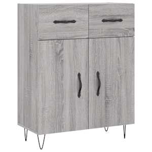 Skříň highboard šedá sonoma 69,5 x 34 x 180 cm kompozitní dřevo - obrázek 7