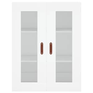 Skříň highboard bílá 69,5 x 34 x 180 cm kompozitní dřevo - obrázek 6