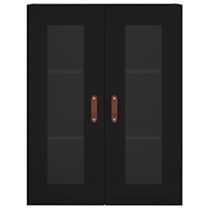 Skříň highboard černá 69,5 x 34 x 180 cm kompozitní dřevo - obrázek 6