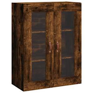 Skříň highboard kouřový dub 69,5 x 34 x 180 cm kompozitní dřevo - obrázek 5