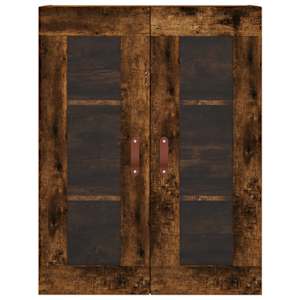 Skříň highboard kouřový dub 69,5 x 34 x 180 cm kompozitní dřevo - obrázek 6