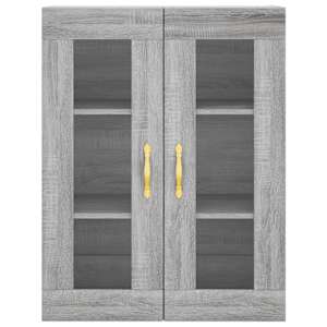 Skříň highboard šedá sonoma 69,5 x 34 x 180 cm kompozitní dřevo - obrázek 6