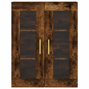 Skříň highboard kouřový dub 69,5 x 34 x 180 cm kompozitní dřevo - obrázek 6