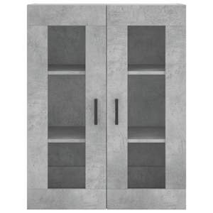 Skříň highboard betonově šedá 69,5x34x180 cm kompozitní dřevo - obrázek 6
