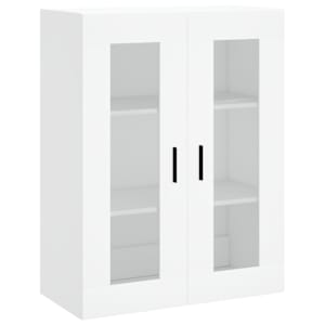 Skříň highboard bílá 69,5 x 34 x 180 cm kompozitní dřevo - obrázek 5