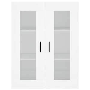 Skříň highboard bílá 69,5 x 34 x 180 cm kompozitní dřevo - obrázek 6