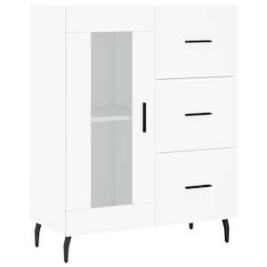 Skříň highboard bílá 69,5 x 34 x 180 cm kompozitní dřevo - obrázek 7