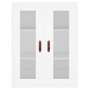 Skříň highboard bílá 69,5 x 34 x 180 cm kompozitní dřevo - obrázek 6