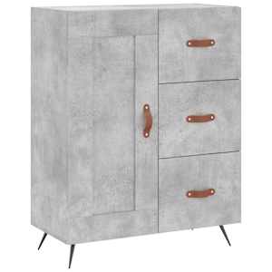 Skříň highboard betonově šedá 69,5x34x180 cm kompozitní dřevo - obrázek 7