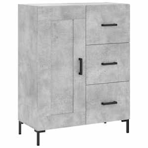 Skříň highboard betonově šedá 69,5x34x180 cm kompozitní dřevo - obrázek 7