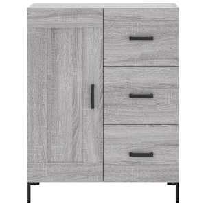 Skříň highboard šedá sonoma 69,5 x 34 x 180 cm kompozitní dřevo - obrázek 8