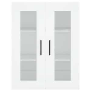 Skříň highboard bílá 69,5 x 34 x 180 cm kompozitní dřevo - obrázek 6