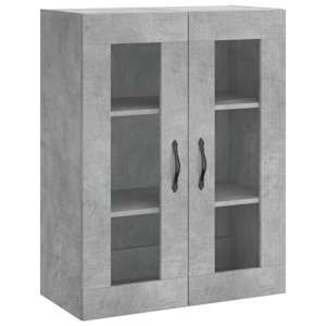Skříň highboard betonově šedá 69,5x34x180 cm kompozitní dřevo - obrázek 5