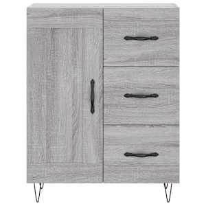 Skříň highboard šedá sonoma 69,5 x 34 x 180 cm kompozitní dřevo - obrázek 8