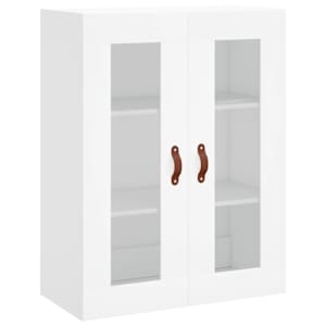 Skříň highboard bílá 69,5 x 34 x 180 cm kompozitní dřevo - obrázek 5