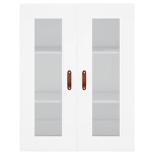 Skříň highboard bílá 69,5 x 34 x 180 cm kompozitní dřevo - obrázek 6