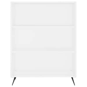 Skříň highboard bílá 69,5 x 34 x 180 cm kompozitní dřevo - obrázek 8