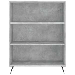 Skříň highboard betonově šedá 69,5x34x180 cm kompozitní dřevo - obrázek 8