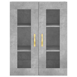 Skříň highboard betonově šedá 69,5x34x180 cm kompozitní dřevo - obrázek 5