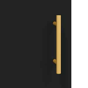 Skříň highboard černá 69,5 x 34 x 180 cm kompozitní dřevo - obrázek 9