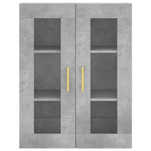 Skříň highboard betonově šedá 69,5x34x180 cm kompozitní dřevo - obrázek 6