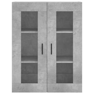Skříň highboard betonově šedá 69,5x34x180 cm kompozitní dřevo - obrázek 6