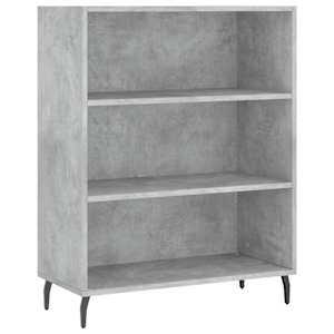 Skříň highboard betonově šedá 69,5x34x180 cm kompozitní dřevo - obrázek 7
