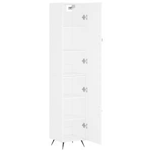 Skříň highboard bílá 34,5 x 34 x 180 cm kompozitní dřevo - obrázek 4