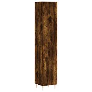 Skříň highboard kouřový dub 34,5 x 34 x 180 cm kompozitní dřevo - obrázek 2