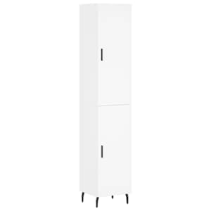 Skříň highboard bílá 34,5 x 34 x 180 cm kompozitní dřevo - obrázek 2