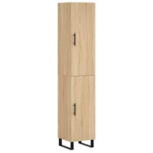 Skříň highboard dub sonoma 34,5 x 34 x 180 cm kompozitní dřevo - obrázek 2