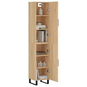 Skříň highboard dub sonoma 34,5 x 34 x 180 cm kompozitní dřevo - obrázek 3