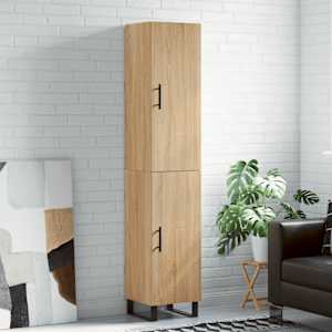 Skříň highboard dub sonoma 34,5 x 34 x 180 cm kompozitní dřevo - obrázek 1