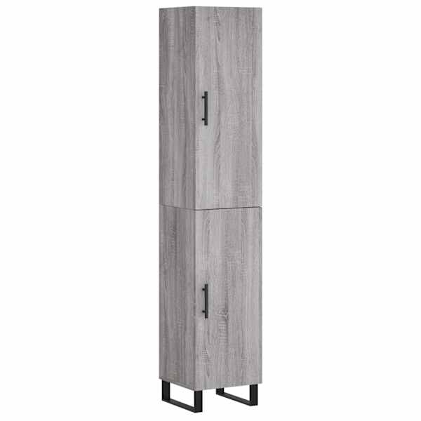 vidaXL k&otilde;rge kapp, hall Sonoma tamm, 34,5x34x180 cm, tehispuit
